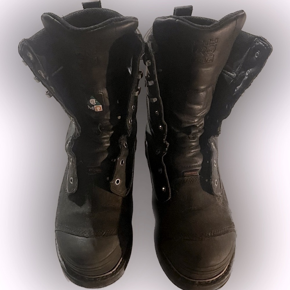 MEN'S TIMBERLAND PRO GRAVEL PIT 10 INCH STEEL TOE 53531 WORK BOOTS Size 10